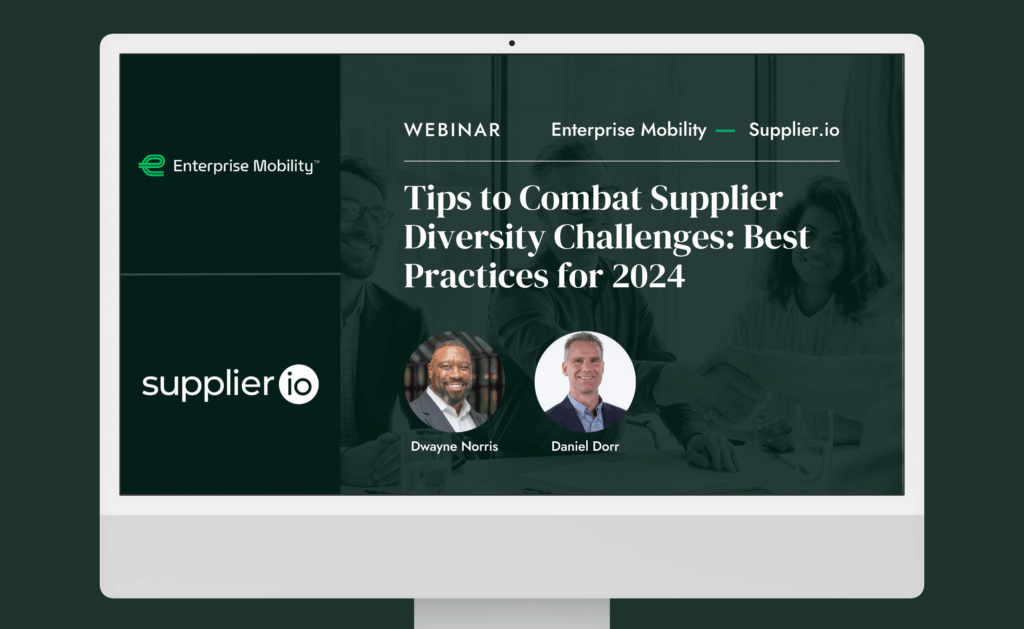 Tips to Combat Supplier Diversity Challenges Webinar - Supplier.io