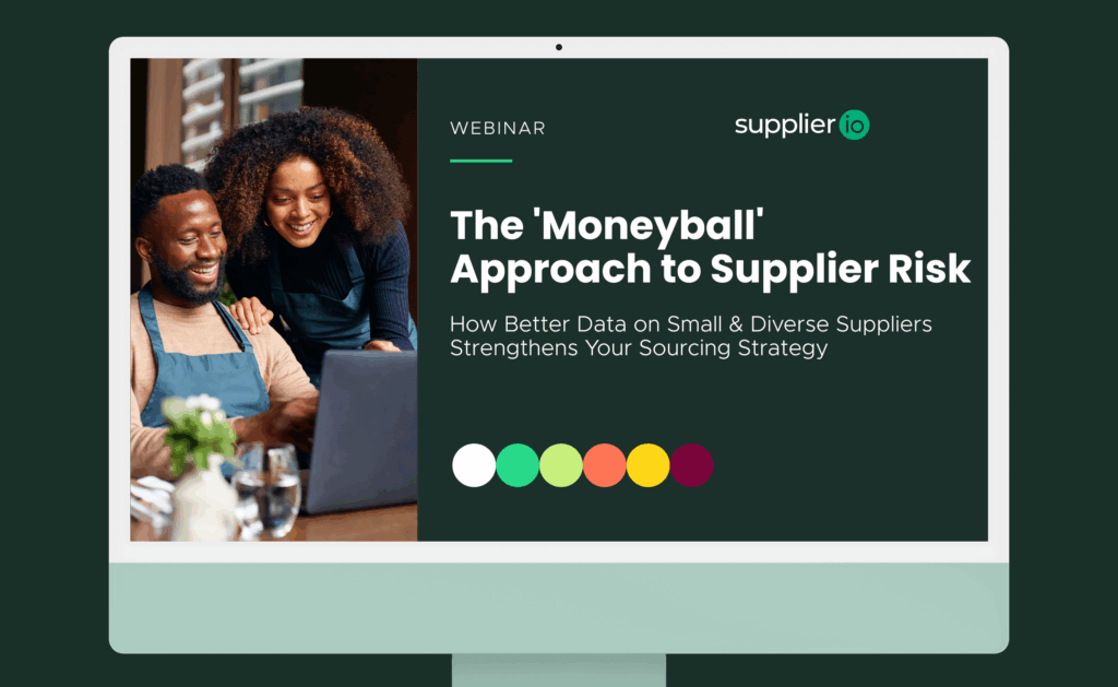 The 'Moneyball' Approach to Supplier Risk Webinar - Supplier.io