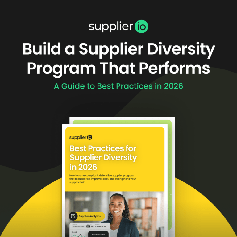 Best Practices for Supplier Diversity Report 2026