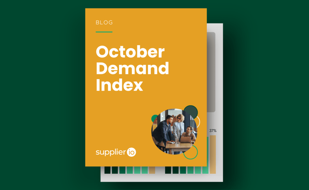 October Demand Index from Supplier.io